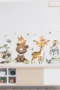 Tier Wandsticker – Fuchs, Bär, Hirsch und weitere Tiere für Kinderzimmer Dekoration