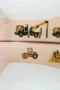 10 Blatt Bulldozer Engineering Truck Tattoos – Bunte Aufkleber für Kinderzimmer