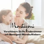 Süßer Tiger Wandsticker mit Mond, Sternen und Wolken – Verspielte Wanddekoration für Kinderzimmer