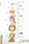 Messskalen Wanddekoration mit Löwe, Fuchs & Bär – Kreative Wandsticker für Kinderzimmer