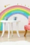 XXL Wandsticker Regenbogen Kinderzimmer mit Sternen – Wanddekoration für Mädchen & Jungen