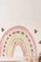 Selbstklebende Wandsticker Herz & Regenbogen – Wanddekoration für Kinderzimmer und Wohnzimmer