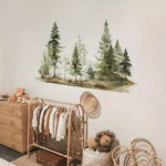 Wandsticker Wald mit Bäumen – Natürliche Wanddekoration für Ihr Zuhause