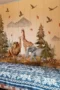 Wandsticker Bäume, Löwe, Vögel und Berge – Natur Wanddekoration für Kinderzimmer