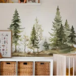 Wandsticker Wald mit Bäumen – Natürliche Wanddekoration für Ihr Zuhause
