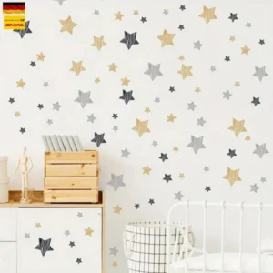 Stern Wandsticker – Abnehmbare Boho Deko für Ihr Zuhause