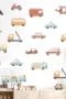 1Pc Cartoon Auto Bau Lkw Wandaufkleber, Kinderzimmer Dekor, Baby Schlafzimmer Wandtattoos