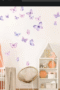 Bunte Schmetterling Wandsticker für Kinderzimmer, Schlafzimmer & Mädchenzimmer – Selbstklebende Wandtattoos als Wanddeko, Wandaufkleber & Raumdekoration für Haus, Wohnung & DIY kreative Gestaltung