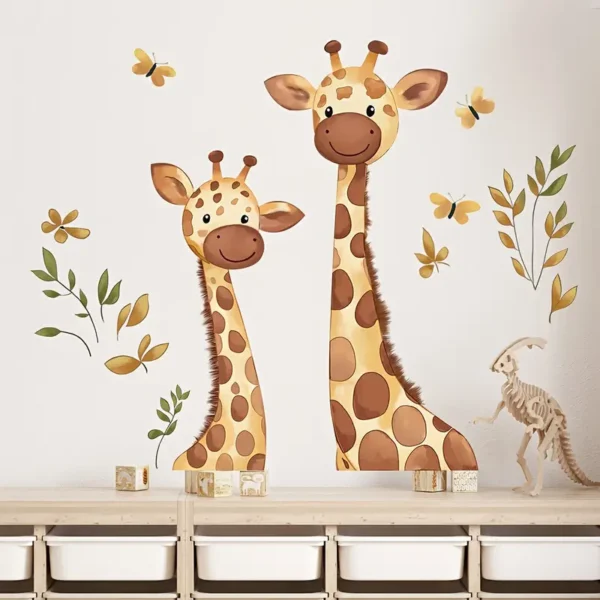 Zwei Giraffen Wandsticker für Wanddekoration, Zimmer Dekoration, Wohnzimmer Dekoration, Kinderzimmer Wandaufkleber, Dekoration für Kinderzimmer - Image 6