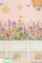Bunte Wandsticker mit Blumen & Schmetterlingen – Selbstklebend & ablösbar | Farbintensive Dekoraufkleber für Wohnzimmer & Schlafzimmer | Verspielte Wandkunst & Schmetterlingsdeko – Lebendige Akzente für kreative Raumgestaltung