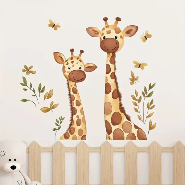 Zwei Giraffen Wandsticker für Wanddekoration, Zimmer Dekoration, Wohnzimmer Dekoration, Kinderzimmer Wandaufkleber, Dekoration für Kinderzimmer - Image 7